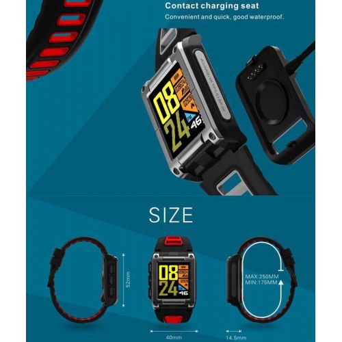  Swifter Master Fitness Tracker HR,Waterproof Activity Tracker Watch with Heart Rate Monitor, Color Screen Smart Bracelet with Step Counter, Pedometer Watch