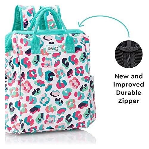  Swig Life Packi Backpack Cooler, Portable, Lightweight, Waterproof Beach Backpack with New & Improved Heavy Duty Zipper