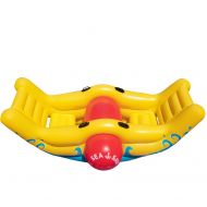 Swim Central 90 Inflatable Yellow and Red Water Sports Sea-Saw Rocker Swimming Pool Toy