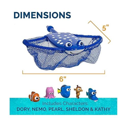 스윔웨이즈 SwimWays Disney Finding Dory Mr. Ray's Dive and Catch Game, Bath Toys and Pool Party Supplies for Kids Ages 5 and Up