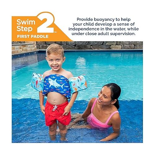 스윔웨이즈 SwimWays Swim Trainer, US Coast Guard Approved Life Vest Kids Swim Vest