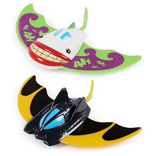 스윔웨이즈 SwimWays DC Batman Zoom-A-Rays Water Toys, Kids Pool Toys & Diving Toys, Batman Toys for Kids Aged 5 & Up, 2-Pack