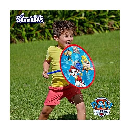 스윔웨이즈 Swimways Paw Patrol Aqua Shield Blaster, Swimming Pool Accessories & Kids Pool Toys, Paw Patrol Party Supplies & Water Toys for Kids Aged 4 & Up