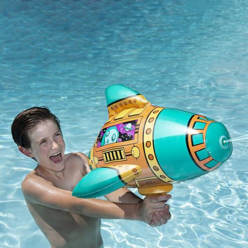 스윔웨이즈 SwimWays Blow Up Blaster - Inflatable Space Water Blaster Pool Toy
