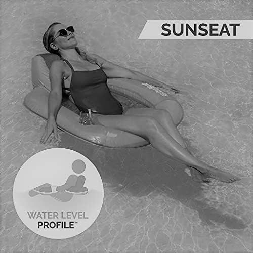 스윔웨이즈 SwimWays Spring Float SunSeat Floating Chair for Pool, Beach, and Lake