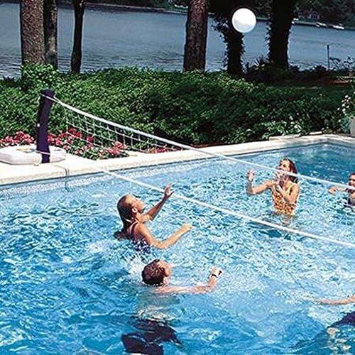 스윔웨이즈 SwimWays 2 In 1 Pool Sport Combo Set - Outdoor Volleyball & Basketball Net For Swimming Pool