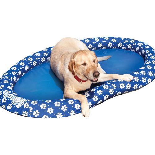 스윔웨이즈 SwimWays Spring Float Paddle Paws Dog Pool Float