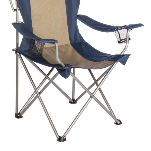 스윔웨이즈 SwimWays Kamp-Rite Camping Sun Shade Canopy Folding Lawn Chair (2 Pack)