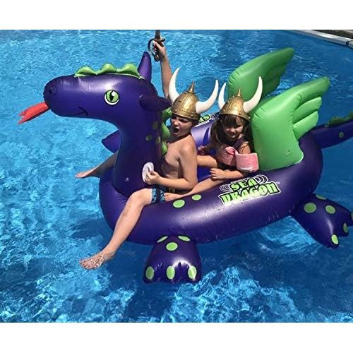  Swimline Giant Sea Dragon Inflatable Pool Toy