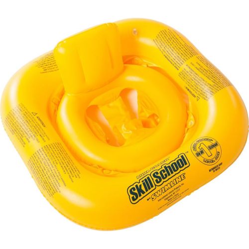  Swimline Aqua Coach Inflatable Baby Buoy Seat, Yellow