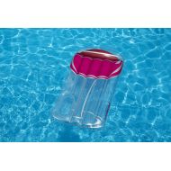 Swimline Glass of Red Float Pool Inflatable Ride-On, Clear/Red