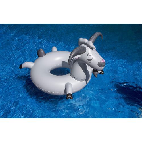  Swimline Inflatable Goat Swim Ring, Grey