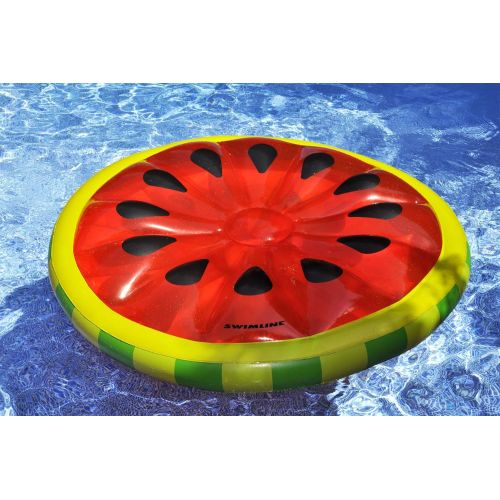  Swimline Watermelon Slice Island Inflatable Raft