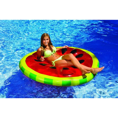  Swimline Watermelon Slice Island Inflatable Raft