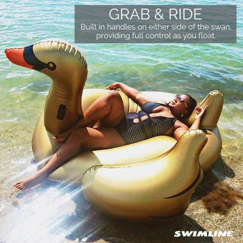  Swimline Giant Golden Goose Float