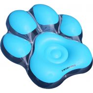 Swimline Inflatable Pawprint Island Pool Float, Blue