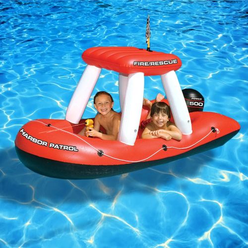  Swimline Fireboat Squirter Inflatable Pool Toy