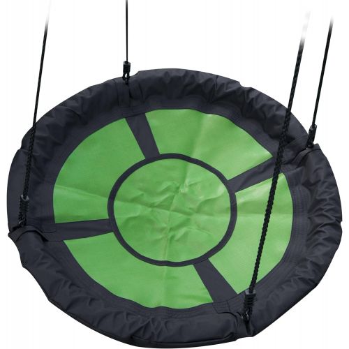  [아마존베스트]Swing-N-Slide NE 4630 Nest Swing Outdoor Swing with 40 Diameter, Green & Black