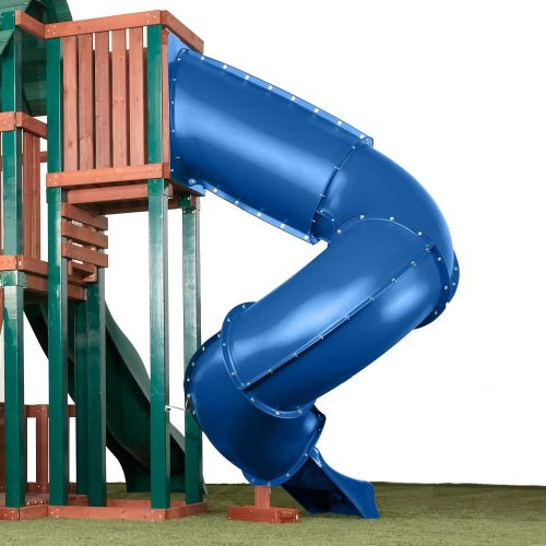  Swing-N-Slide 7 ft. Turbo Tube Slide for Kids Outdoor Play Set Climber, SwingSets, Playground Jungle Gyms