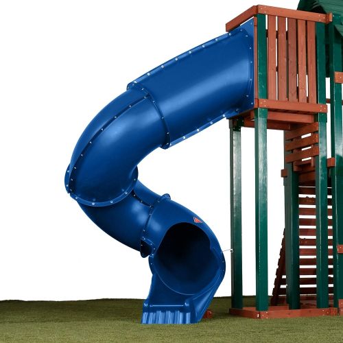  Swing-N-Slide 7 ft. Turbo Tube Slide for Kids Outdoor Play Set Climber, SwingSets, Playground Jungle Gyms