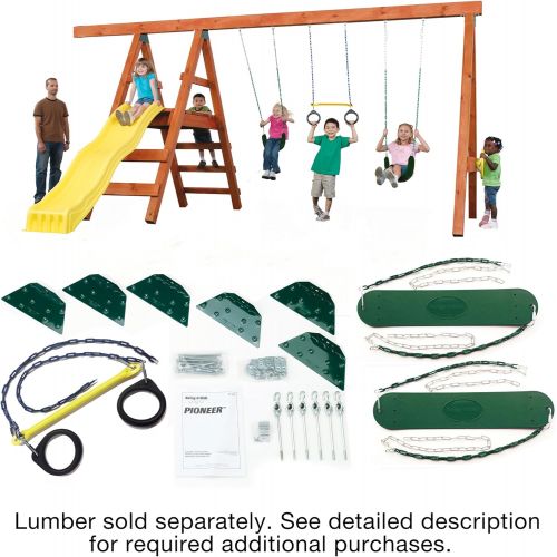  Swing-N-Slide Pioneer Custom DIY Play Set Hardware Kit (wood not included)