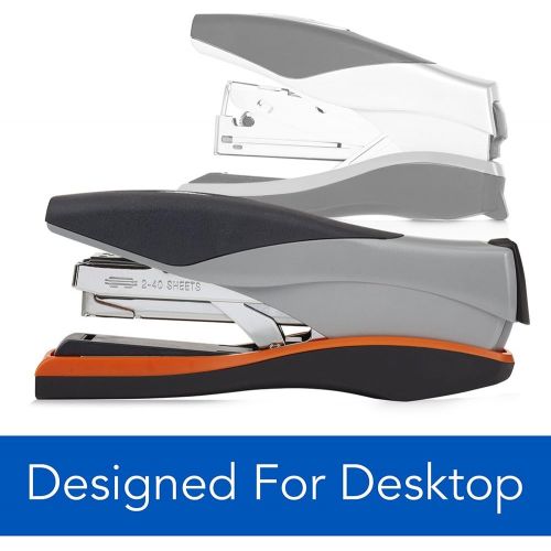  [아마존 핫딜] [아마존핫딜]Swingline Stapler, Optima 40, Full Strip Desktop Stapler, 40 Sheet Capacity, Low Force, Orange/Silver/Black (87845)