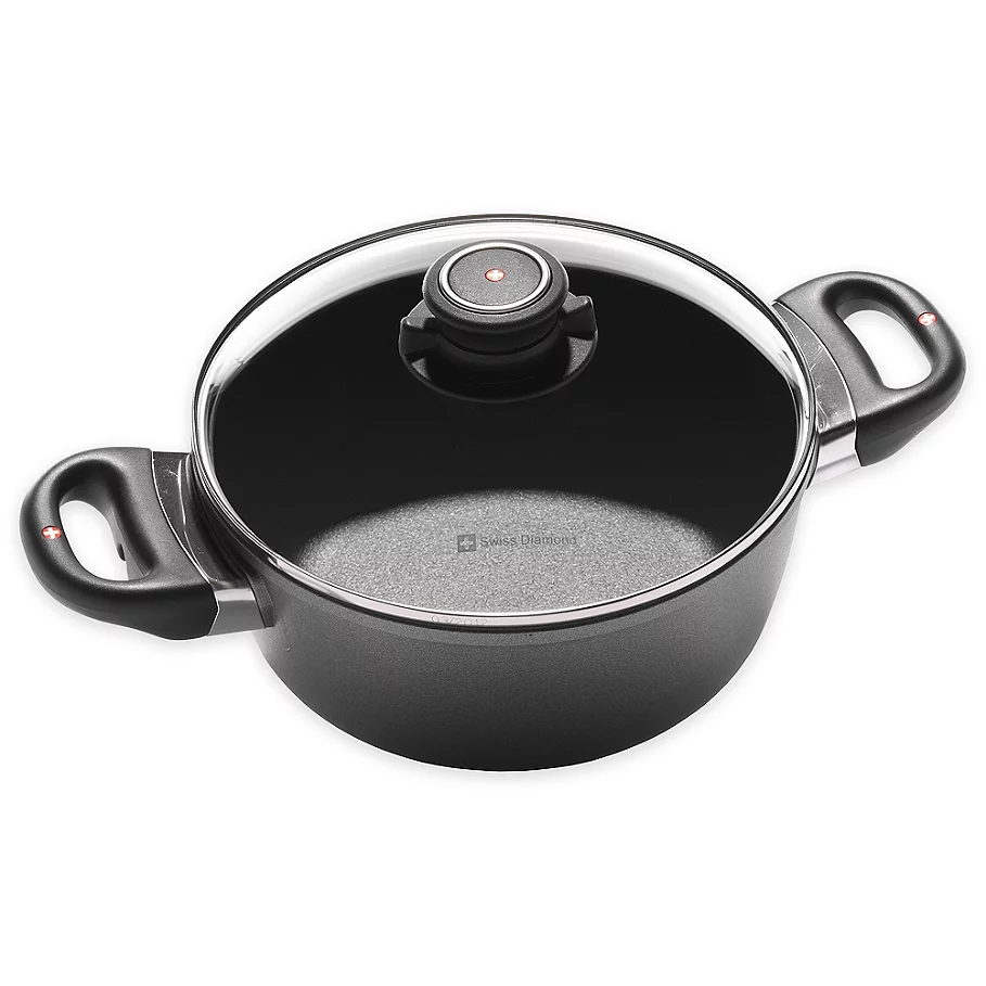  Swiss Diamond Induction Nonstick Casserole with Lid