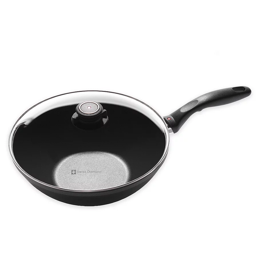  Swiss Diamond 11-Inch Wok with Lid