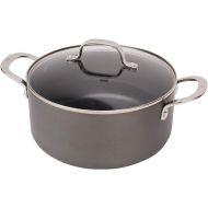 Swiss Diamond Hard Anodized Induction Compatible Stockpot/Dutch Oven with Lid - Dishwasher and Oven Safe, 5 Quart Nonstick Pan
