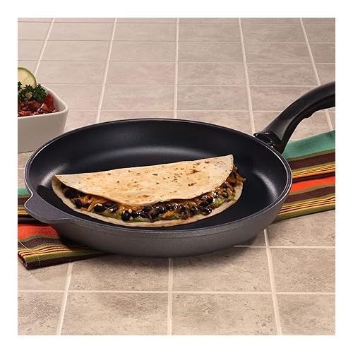  Swiss Diamond 11 Inch Nonstick Frying Pan - Premium Skillet for Omelette's, and More - Non Stick Fry Pan for Effortless Cooking - Kitchen Essential Cooking Pan for Delicious Meals