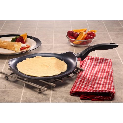  Swiss Diamond Induction Nonstick Crepe Pan, 10.25-Inch