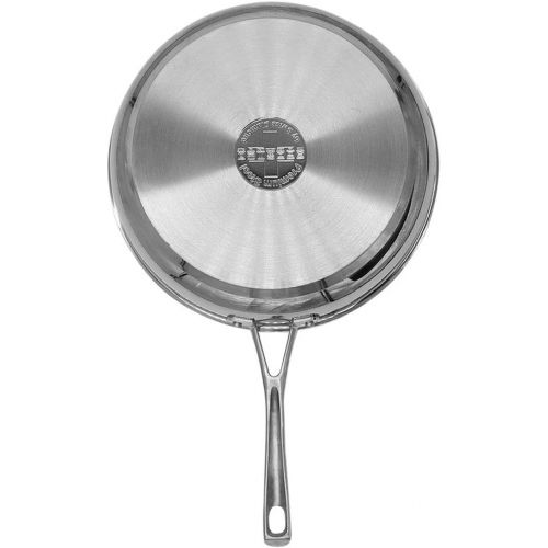  [아마존베스트]Stainless Steel Frying Pan  Professional Cooking Pan to Stir Fry and Saute  Oven- & Dishwasher-Safe Skillet with Stay-Cool Handles for Induction, Gas, Electric by Swiss Diamond D