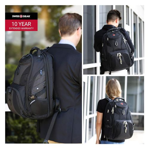  Swiss Gear SwissGear 1900 Scansmart TSA Laptop Backpack - Black