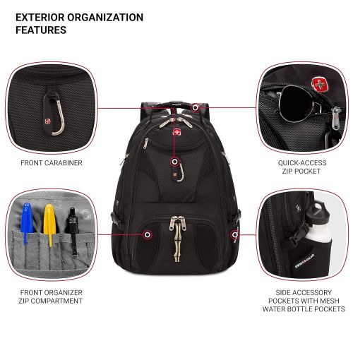  Swiss Gear SwissGear 1900 Scansmart TSA Laptop Backpack - Black