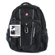 Swiss Gear - Laptop and Tablet Backpack With USB Cable Integration and Fits Most 17.3 Laptops - Black