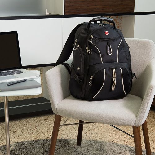  Swiss Gear SwissGear Travel Gear 1900 Scansmart TSA Laptop Backpack Black/Black