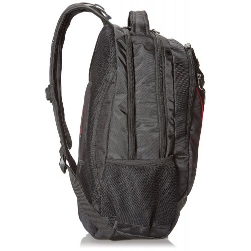  Swiss Gear SA1775 Black with Red Accents Laptop Backpack - Fits Most 15 Inch Laptops and Tablets