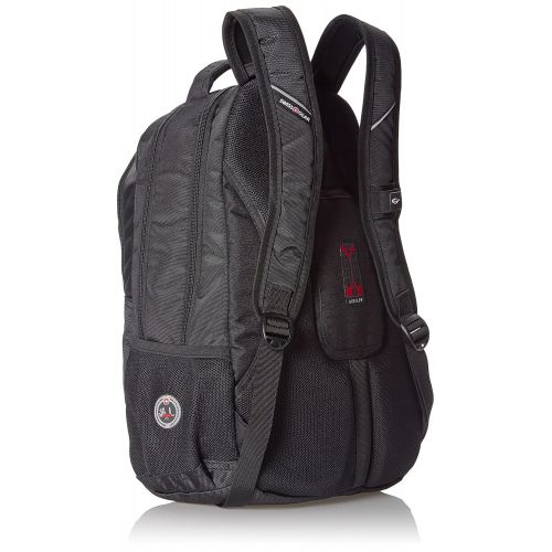  Swiss Gear SA1775 Black with Red Accents Laptop Backpack - Fits Most 15 Inch Laptops and Tablets