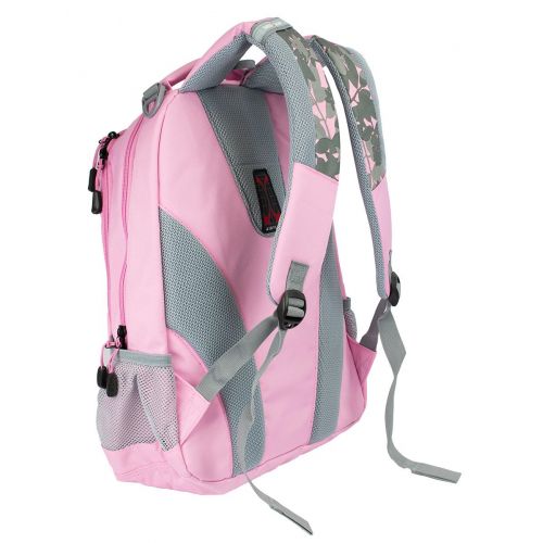  Swiss Gear SA6907 Laptop Computer Tablet Notebook Backpack - for School, Travel, Carry On Luggage, Women, Men, Student, Professional Use - Pink, 19 Inches