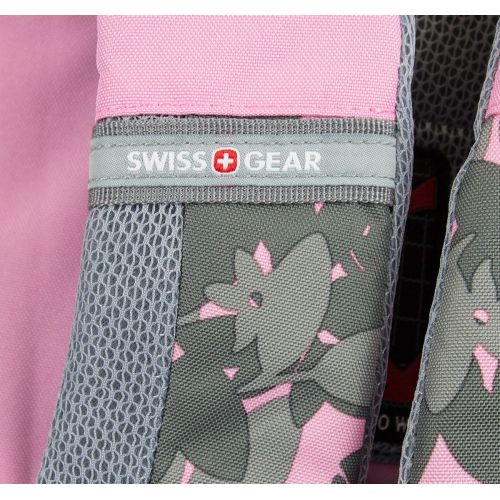  Swiss Gear SA6907 Laptop Computer Tablet Notebook Backpack - for School, Travel, Carry On Luggage, Women, Men, Student, Professional Use - Pink, 19 Inches