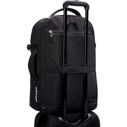  Swiss Gear SwissGear TSA Approved 15 Inch Laptop Backpack Travel Gear 1900 - (Black)