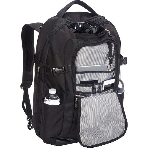  Swiss Gear SwissGear TSA Approved 15 Inch Laptop Backpack Travel Gear 1900 - (Black)