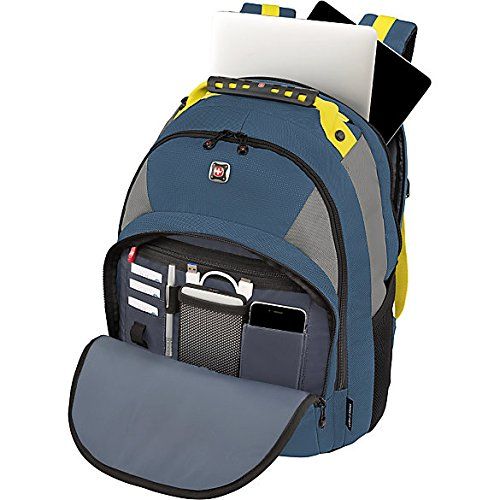  Swiss Gear SwissGear Pulsar Backpack With 16 Padded Laptop Pocket (Dark Blue/Chart)