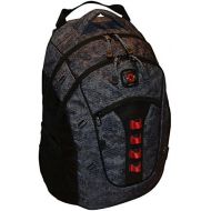 Wenger SwissGear Granite 16 Laptop Backpack Travel School Bag Black-Geo
