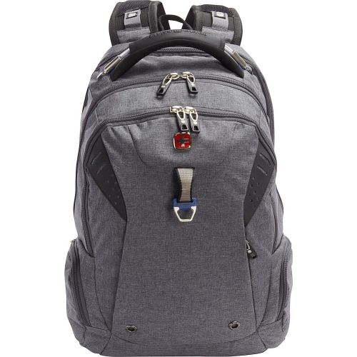  SwissGear Travel Gear TSA Approved 15 Inch Laptop Backpack 5902 - (Heather Grey/Navy)