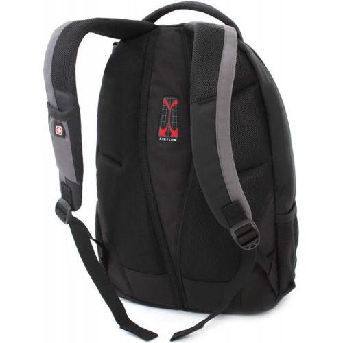  Swiss Gear Bungee Backpack, Black/Grey, One Size