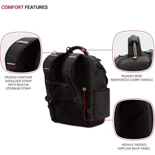  [아마존베스트]SWISSGEAR Work Pack Pro Ultimate Tool Protection Organization Durable Laptop Backpack with built-in USB port