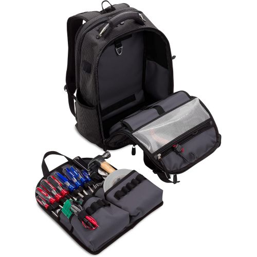  [아마존베스트]SWISSGEAR Work Pack Pro Ultimate Tool Protection Organization Durable Laptop Backpack with built-in USB port