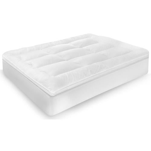  Swisslux SwissLux Classic Cotton 3-Inch Down Alternative Fiber Bed Topper