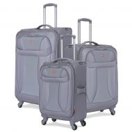 Swissgear SwissGear 3 Piece Suitcase Set - Spinner Wheels - Softshell & Lightweight